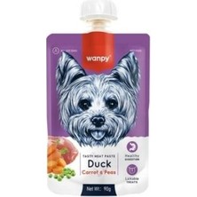 Wanpy-Taze Ördekli&havuçlu Köpek Et Ezmesi 90 gr