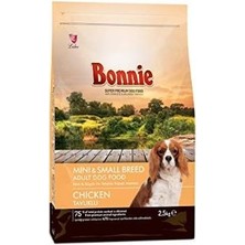 Bonnie-Tavuklu Küçük Irk Yetişkin Köpek Maması 2,5 kg