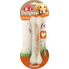 8in1 Delights Strong L Boy Kemik, 130 gr Köpek Ödülü