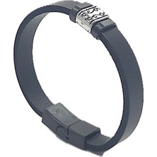 Unisex Mıknatıs Kilitli Deri Bileklik