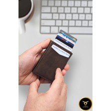 Vanilla Collection Alcantara Deri Erkek Otomatik Mekanizmalı Geniş Para Bölmeli Cüzdan Kartlık Rfıd Hırsızlık Korumalı