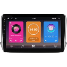 Peugeot 208 Android Multimedya Sistemi (2013-2021) 6+64 GB 4K OLED