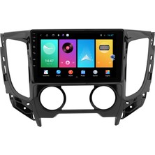 SmartGO Mitsubishi L200 Android Multimedya  (2015-2019) Manuel Klima 6+64 GB Premium Ekran  Wİ-Fİ (Yazılımsal)