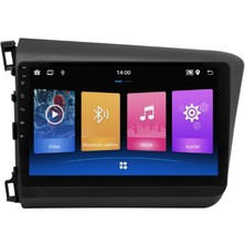SmartGO Honda Civic Fb7 Android Multimedya Sistemi (2012-2016) 4+64 GB Lüks Ekran  Wİ-Fİ (Yazılımsal)