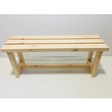 Natural Ahşap Bank Wooden Bench