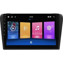 SmartGO Mazda 3 Android Multimedya Sistemi (2004-2009) 4+64 GB Lüks Ekran  Wİ-Fİ (Yazılımsal)