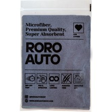 Roro Auto Fuji Mikrofiber Kurulama Bezi 40X40 Gri