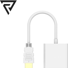 Radion CA-4553 Beyaz HDMI To VGA Dönüştürücü Adaptör