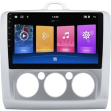 SmartGO Ford Focus 2 Android Multimedya Sistemi (2006-2011) Manuel Klima 4+64 GB Lüks Ekran   Wİ-Fİ (Yazılımsal)