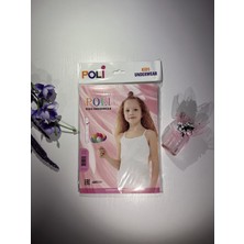 Kız Çocuk Beyaz Atlet Her Yaşa Özel %95 Pamuklu %5likralı