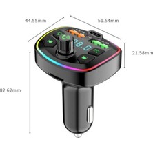20W Telefon Araç Araba Çakmaklık Bluetooth Kablosuz Müzik Görüşme USB 3 In 1 Telefon Şarj