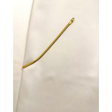 Jern Jewelry Gold Italyan Zinciri Çelik Bileklik