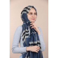 Burberry Şal Lacivert Krem