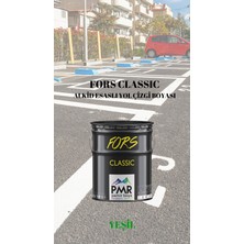 Pamir Boya Fors Classic Yol Çizgi Boyası Yeşil 4 kg
