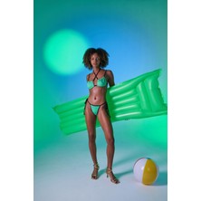 Holly Lolly Kontrast Biyeli Emma Bikini Üstü Yeşil