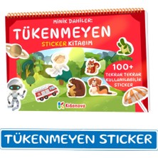 Minik Dahiler: Tükenmeyen Sticker Kitabım (100+ Tekrar Kullanılabilir Sticker)