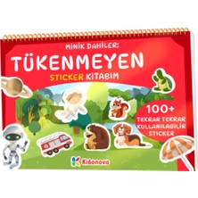 Minik Dahiler: Tükenmeyen Sticker Kitabım (100+ Tekrar Kullanılabilir Sticker)