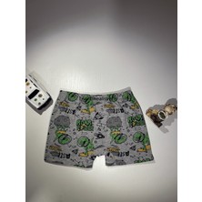 Erkek Çocuk Boxer 6-7 Yaşa Özel %95 Pamuklu %5 Likralı