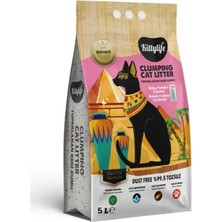 Kitty Life Bebek Pudralı 5 Lt Bentonit Kedi Kumu