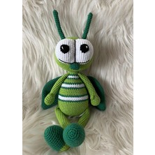Oyuncak Park Afacan Çekirge Amigurumi Organik Oyuncak
