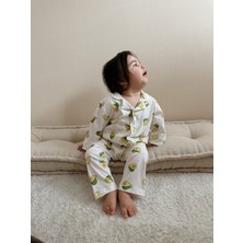 Peramore Avakado  Çocuk Pijama Takımı Kız/erkek Uzun Kollu