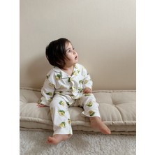 Peramore Avakado  Çocuk Pijama Takımı Kız/erkek Uzun Kollu