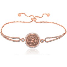 925 Ayar Gümüş Rose Bileklik