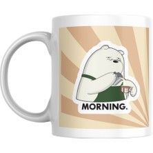 Mug Station Tasarım Baskılı Kupa - Günaydın Temalı Hediye Kupa Bardak
