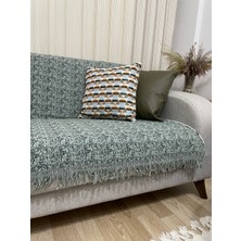 Livory Home 170 x 220  cm  Pamuklu Koltuk,çekyat Örtüsü Geo