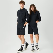 Converse Go-To Embroidered Star Chevron Fleece  Unisex Siyah Şort