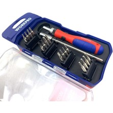 Workpro WP200516 18 Parça Cr-V Cırcırlı Hassas - Elektronikçi Bits Tornavida Seti