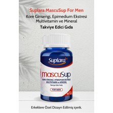 Suplara Mascusup For Men Multivitamin ve Mineral Takviye Edici Gıda