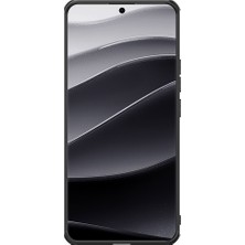 4U Sky Nıllkın Frosted Shield Pro Xiaomi Redmi Note 14 Pro+ 5G Kılıf Mat Pc+Tpu Telefon Kapağı-Siyah (Yurt Dışından)