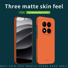 4U Sky Xiaomi Redmi Için Not 14 Pro 5G Mofı Jk Qin Serisi Cilt Dokunuşlu Mat Telefon Kılıfı Akrilik + Tpu Darbeye Dayanıklı Kapak-Pembe (Yurt Dışından)