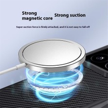 4U Sky Xiaomi 15 Için Magsafe Karbon Fiber Pu+Pc+Silikon Koruyucu Kapak İle Uyumlu Kılıf-Siyah (Yurt Dışından)