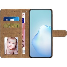 4U Sky Xiaomi Redmi Note 14 Pro+ 5G Kılıf Crazy Horse Doku Pu Deri Cüzdan Telefon Kapağı-Siyah (Yurt Dışından)