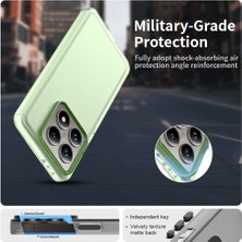 4U Sky Xiaomi 14T Pro Kılıf Pc+Tpu+Pet Mat Düşme Önleyici Telefon Arka Kapak-Yeşil (Yurt Dışından)