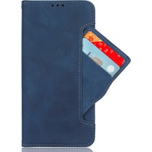 4U Sky Xiaomi Redmi Note 14 Pro+ 5G-Note 14 Pro 5G Çoklu Kart Yuvalı Telefon Cüzdan Kapağı-Mavi (Yurt Dışından)