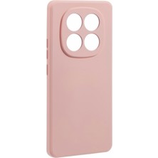 4U Sky Xiaomi Redmi Note 14 Pro+ 5G Kılıf Tpu Geri Yumuşak Çizilmez Fiber Astar Telefon Kapağı-Pembe (Yurt Dışından)