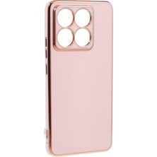 4U Sky Xiaomi 14T Pro Kılıf Için Tpu Slim Fit Darbeye Dayanıklı Telefon Kapağı 6D Galvanik-Pembe (Yurt Dışından)