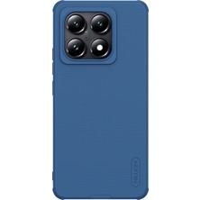 4U Sky Nıllkın Frosted Shield Pro For Xiaomi 14T Kılıf Mat Pc+Tpu Telefon Kapağı-Mavi (Yurt Dışından)