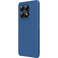 4U Sky Nıllkın Frosted Shield Pro For Xiaomi 14T Kılıf Mat Pc+Tpu Telefon Kapağı-Mavi (Yurt Dışından)