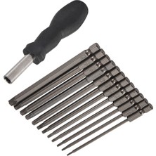 Dawn 13 Adet 100MM Torx Uzun Tornavida Ucu Seti, Manyetik Uç Seti T6-T40, 1/4 Inç Altıgen Şaftlı Elektrikli Aletler (Yurt Dışından)