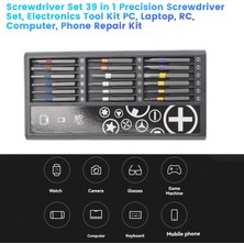 Dawn Tornavida Seti, Tornavida Seti 39'u 1 Arada Hassas Set, Alet Seti Pc, Dizüstü Bilgisayar, Rc, Bilgisayar, Telefon Tamiri, Gri (Yurt Dışından)