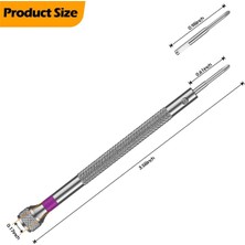 Dawn Profesyonel Tornavida Seti, 8 Adet Profesyonel Tornavida Seti Mini Hassas Kit 0.6-1.6mm Saat Gözlükleri Onarımı Için, Gümüş (Yurt Dışından)