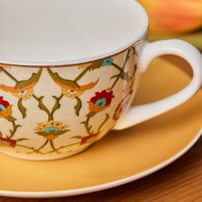 Karaca Nevra Çay Fincanı ve Tabağı 220 ml