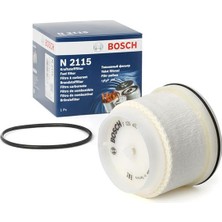N2115 Mazot Filtresi Hiace Hilux 7-8 L200 5 2014+ D-Max 2-3 2012+ 6000605426 F026402115 Bosch