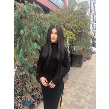 Peruk Market Baby İpek Tabanlı Gerçek Saç Peruk Doğal Ton