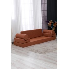 Colormix Trend aktivite koltuğu yatak çok amaçlı koltuk kiremit