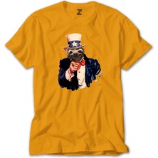 Z zepplin Bear Sam Amca Sarı Tişört
